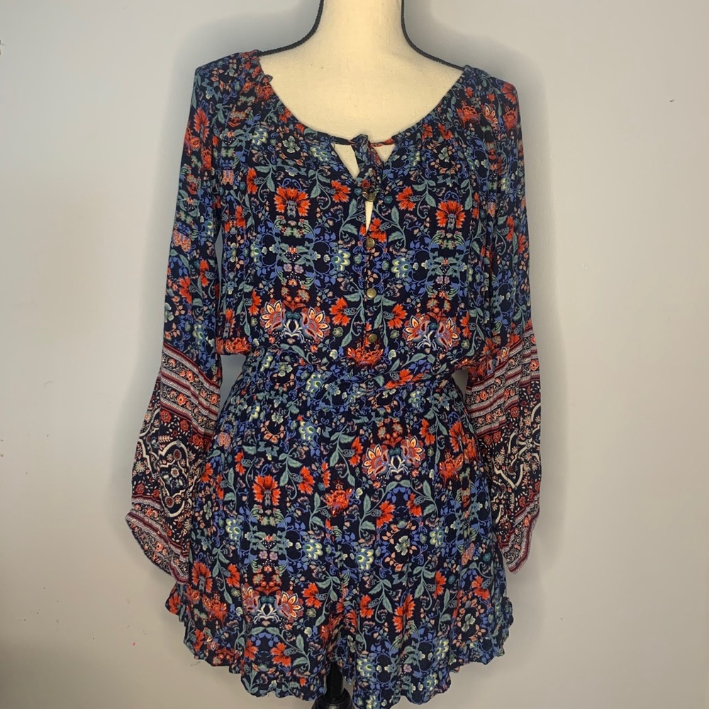 American Eagle Long-Sleeve Romper